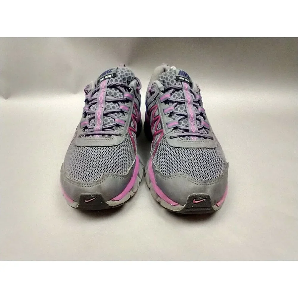 Nike Trail Ridge 2 Womens 10 Gray‎ Purple Hiking Outdoor Active 472687-003